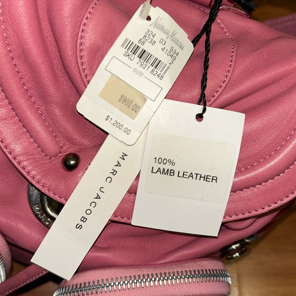 NWT Marc Jacobs Lamb Leather Backpack - Picture 12 of 16